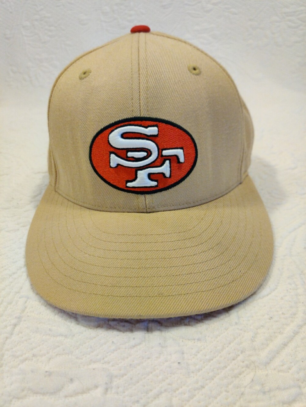 Mitchell & Ness San Francisco Logo NFL Football Hat Vintage Cap 100% Wool
